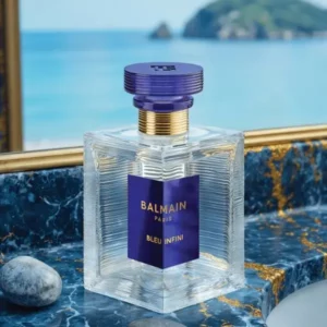 bleu infini balmain visual